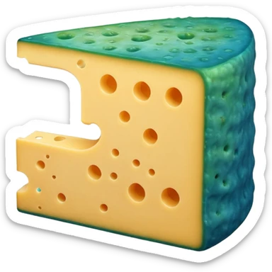 moldy gouda cheese  sticker