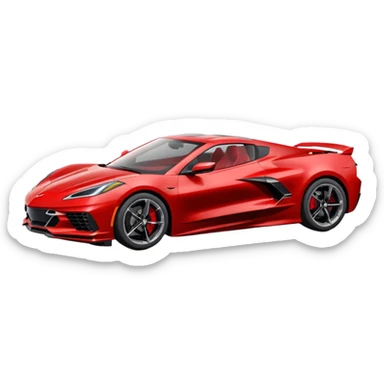 Corvette c8 sticker