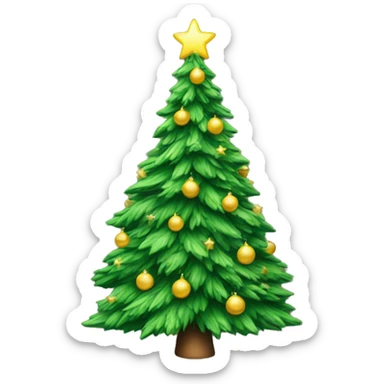 Xmas tree sticker