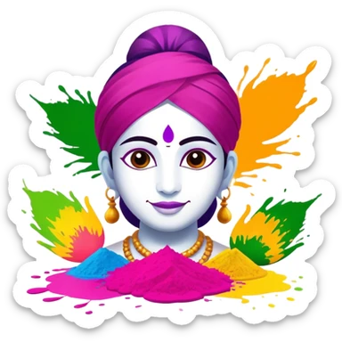 A poster of Holi With JAIN'S written on it along with HOLI 2025 sticker