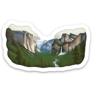 Yosemite national park sticker