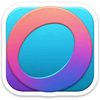 
coin color in in gradient of turquoise, blue, pink, purple, and coral metal texture
Rotate coin 90 degree  3d effect sticker