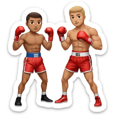 minister vs. celeb as if they were boxing sticker