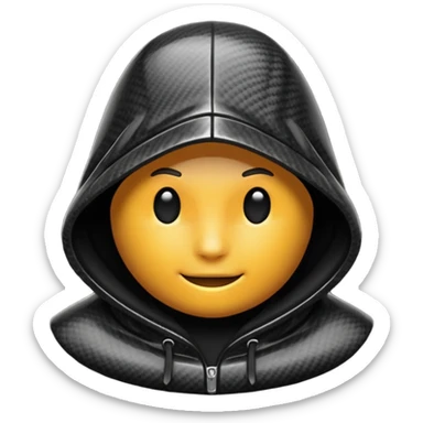 carbon fiber hood sticker