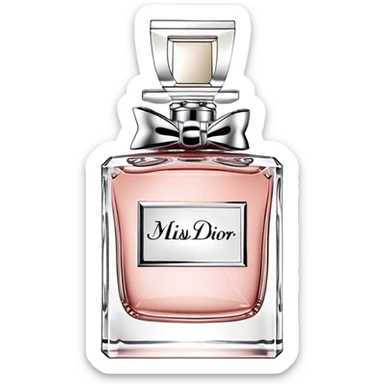 Miss dior perfume sticker