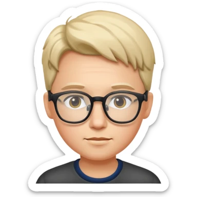 🥺 with glasses sticker