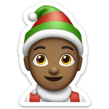 Merry Christmas with Holly  sticker