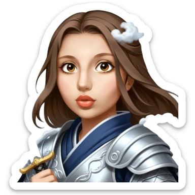 Moonlit Samurai sticker