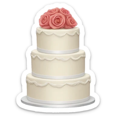 wedding cake sticker