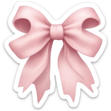 Coquette pink aesthetic bow  sticker