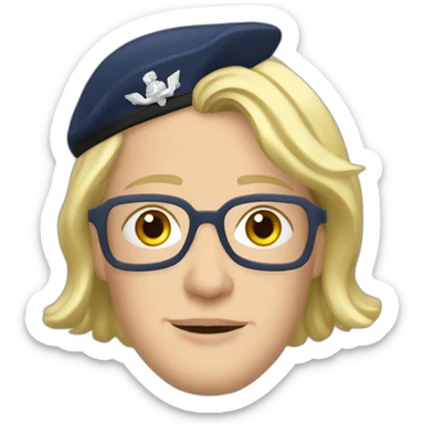 Marine lepen sticker