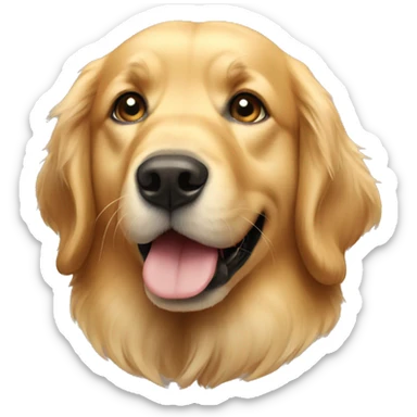 Golden retriever  sticker
