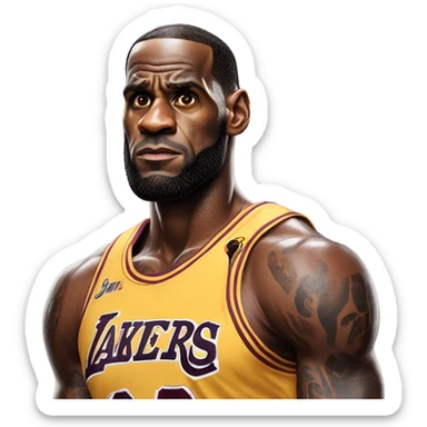 Lebron sticker