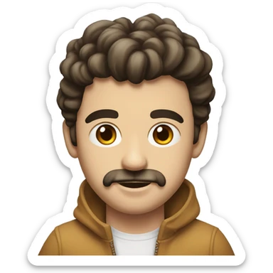 Rico McPato con un bastón  sticker