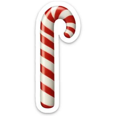 Christmas candy cane  sticker