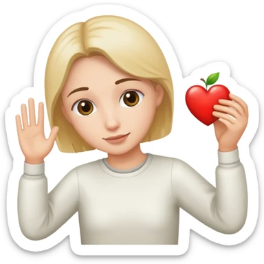 person helping someone in need, performing a good deed sticker