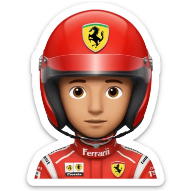 Lewis hamilton ferrari sticker