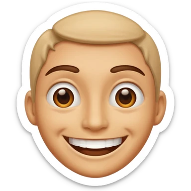 Grinning Face sticker