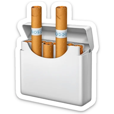 pack of cigarettes sticker