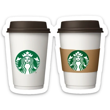 Starbucks coffee sticker