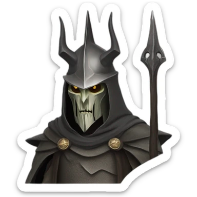 witch-king of angmar lord of the rings character sticker