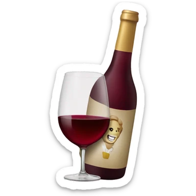 Cheers wine sticker