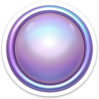 lilac style pearl pin for notes sticker