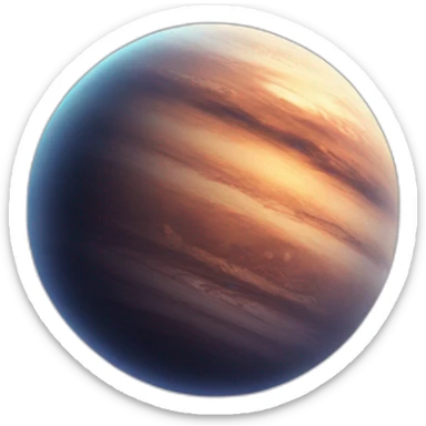 a photo of a planet sticker