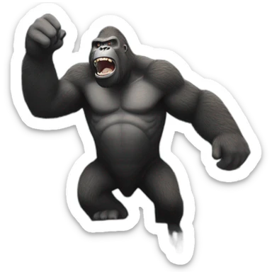 Joe biden king kong empire state building sticker