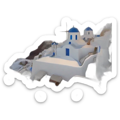 Santorini sticker
