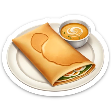 South Indian dosa sticker