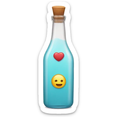 Sugar in a bottle sticker