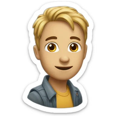 Un caca qui vole sticker