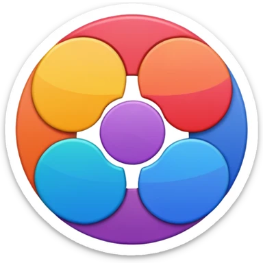 create a full circle for numarics background sticker