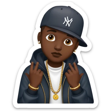A rapper  sticker