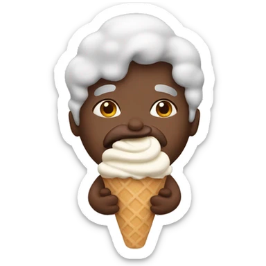 from eating ice cream sticker
