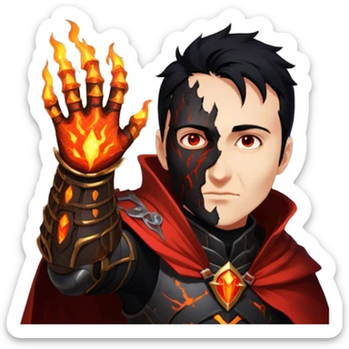 Volcanic Warlock sticker