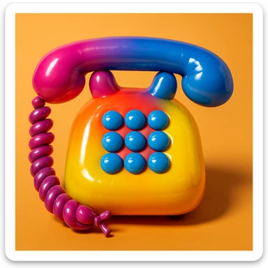 telephone sticker