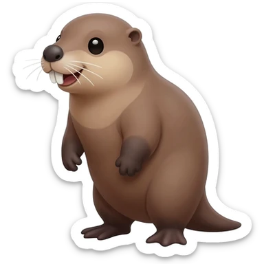 Platypus (duck bill) sticker