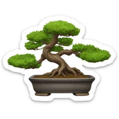 Bonsai tree sticker