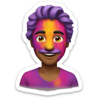 Holi sticker