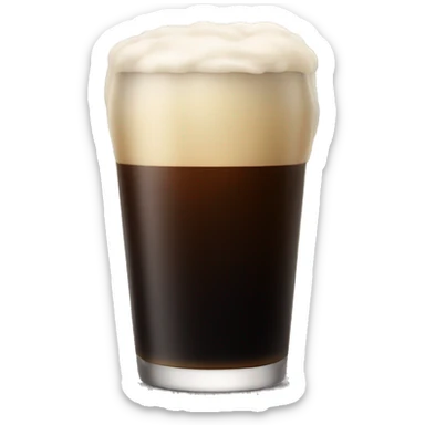 Pint of stout sticker