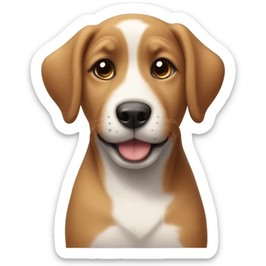 Puppy with short hair sticker