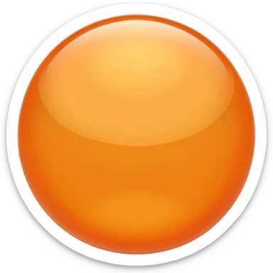 Orange opala sticker