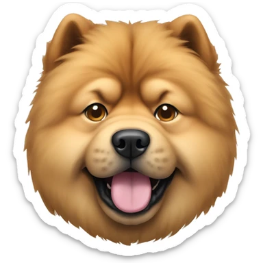 Chow chow dog  sticker