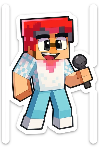 Extract every character from the picture. So i need total 5 images of the character including the clothes and accessories they are wearing, and place on a transparent background. Keep the original style and appearance exactly the same. and separately give me the each character picture

 sticker