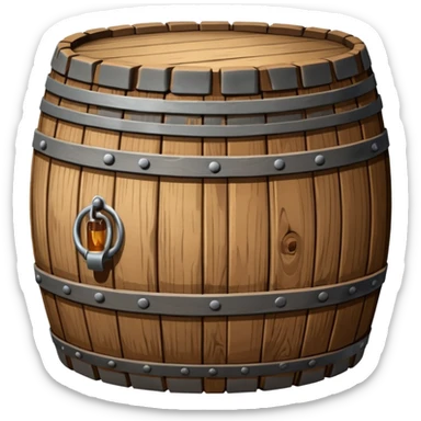 whiskey cask sticker