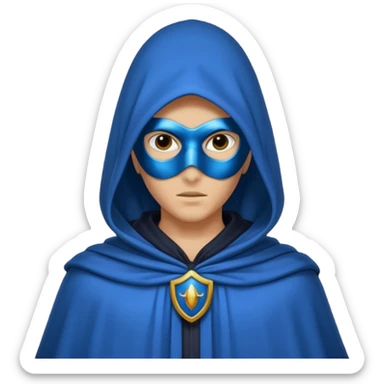blue Cloaked night guards sticker