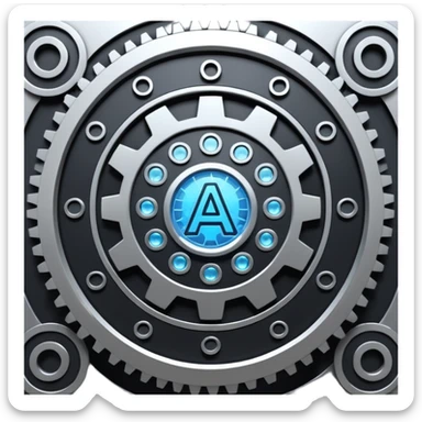 make me a emoji for the term "machine learning" in AI sticker