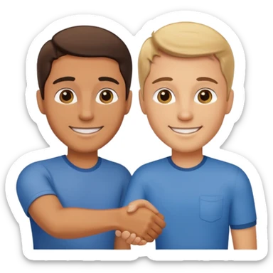 Shake hands  sticker